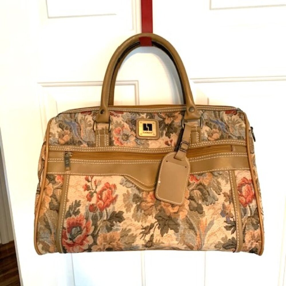 Leisure Vintage Floral Tapestry Travel Bag